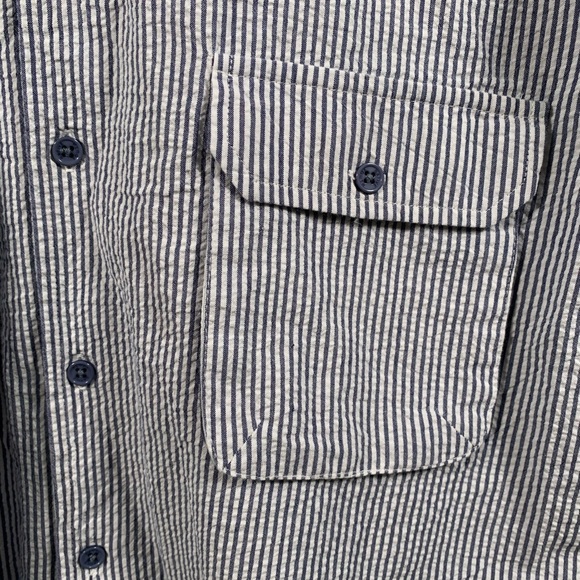 Sold on 🛑 - Native Youth Fratton Pocket Seersuck - Picture 5 of 6